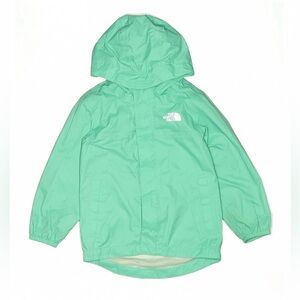 The North Face Toddler Tailout Rain Jacket 3T Mint Green DryVent kids Waterproof